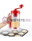 Уред за палачинки и сладки с диспенсър и миксер Pancake Machine